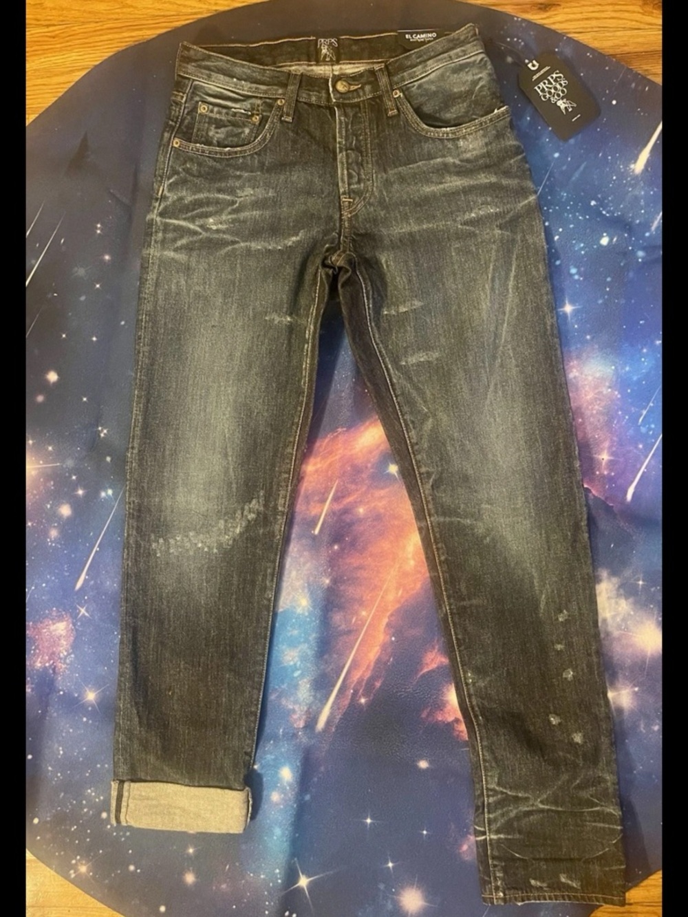 Women’s Boyfriend Jeans in Washed Blu by PRPS Denim